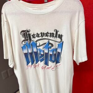 Vintage 1987 “Heavenly Metal” Christian Living Epistles tee